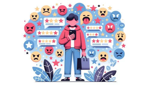 Googleの口コミが悪口ばかりで困っている男性