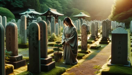 嫁に行っても実家の墓に入りたい理由を話す女性の画像