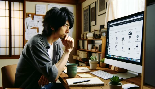 ノートンを延長しないとどうなるかを考えている男性