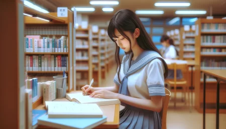 明光義塾をやめたほうがいいかを心配する女子学生