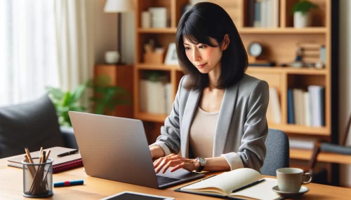 日建学院がやばいかを気にしている女性の画像