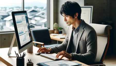 日建学院がやばい理由を探している男性の画像