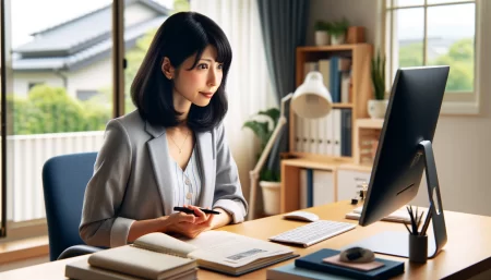 日建学院の評判を気にしている女性