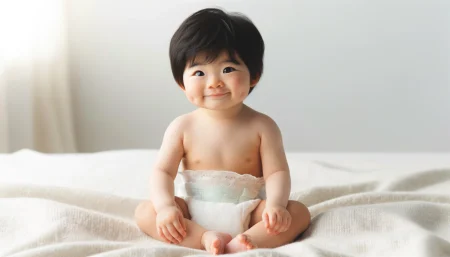 オムツグーンで漏れる・かぶれることに悩む赤ちゃんの画像
