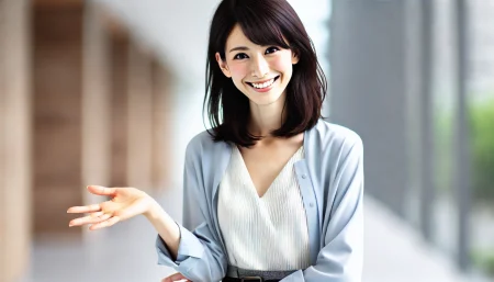 マッチングアプリで彼氏を探す女性の画像