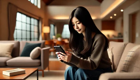 年収が高い男性を探す女性の画像