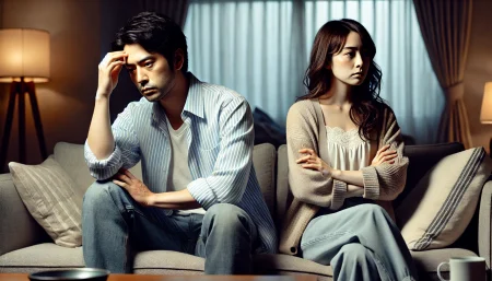 セックスレスになった夫婦の画像