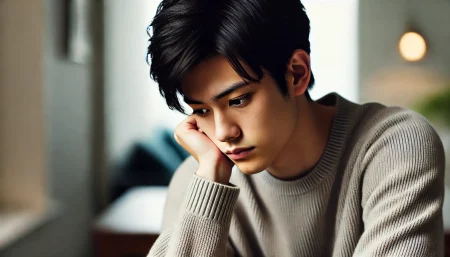 彼女の親が原因で別れる男性の画像