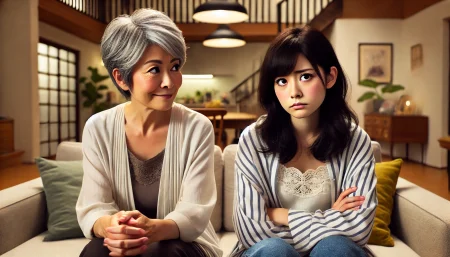 彼女の親が原因で別れることを避けたい親子の画像