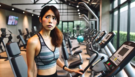 エニタイムの再入会がバレるかを知りたい女性の画像