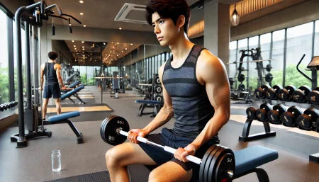 エニタイムの再入会費用が気になる男性の画像