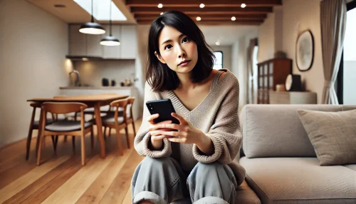 美容室の予約は当日だと迷惑なのかを気にする女性の画像