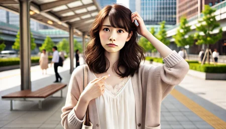 岩盤浴とウォーキングでどっちが痩せるかを調べる女性の画像