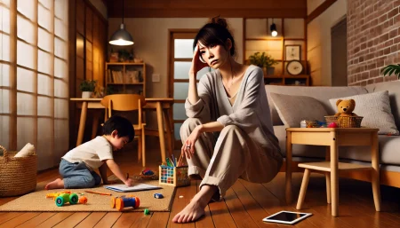 短時間のパートで保育園に預ける人の画像