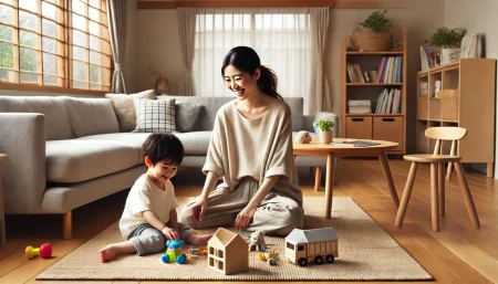 パートで保育園を利用している家庭の画像