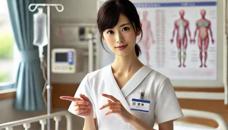 看護師にならなきゃよかったと思っている女性の画像