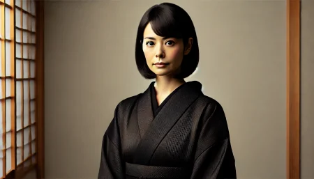 典礼会館を利用しようとしている女性の画像